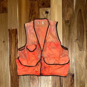 Forestry Suppliers Orange Hi Vis Mesh Cruising Vest XL